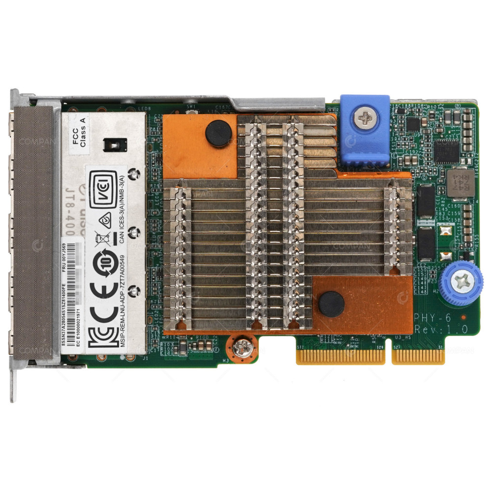 00YJ569 IBM LENOVO QUAD PORT 10GB BASE-T LOM FOR THINKSERVER E10000021971, 7ZT7A00549, 01PE411